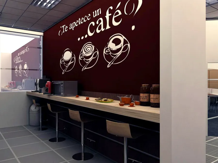 Aerolog - Diseño de Cafetería y Zona de Bienestar
