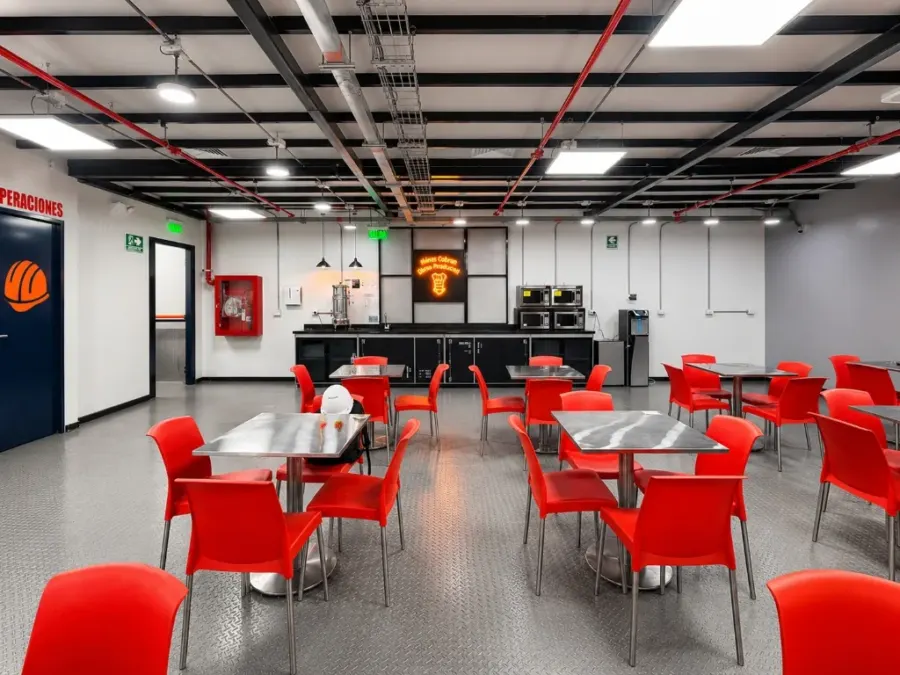 Diseño interior de casino y zona de bienestar de operaciones - GIRAG